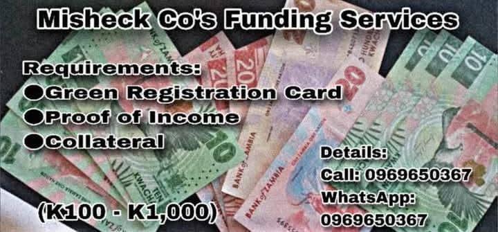 Misheck Co’s Funding Services